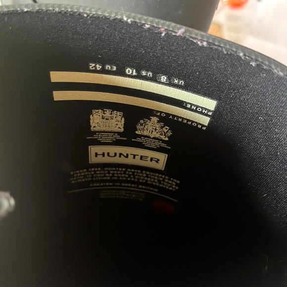 ☔️ Hunter boots Tall black with adjustable calf 🌷 - Picture 3 of 5